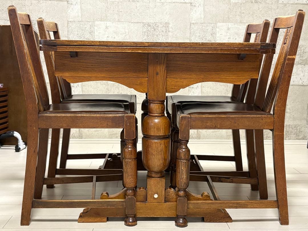 【3/5】イギリスアンティークダイニングチェア(1脚分)テーブル＆椅子3脚は別売