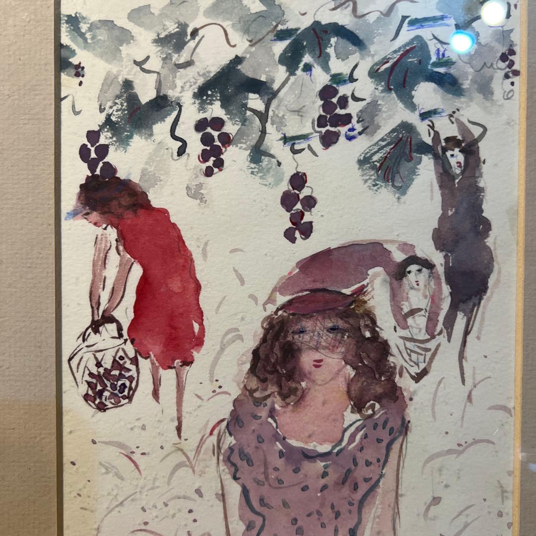 深沢紅子　水彩画