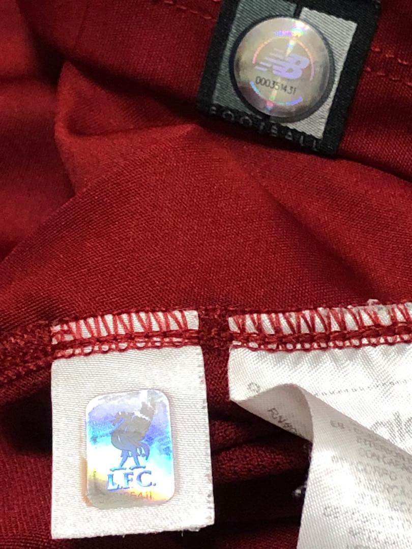 17/18 リバプール ロバートソン レスターシティ戦 実支給 公式証明書