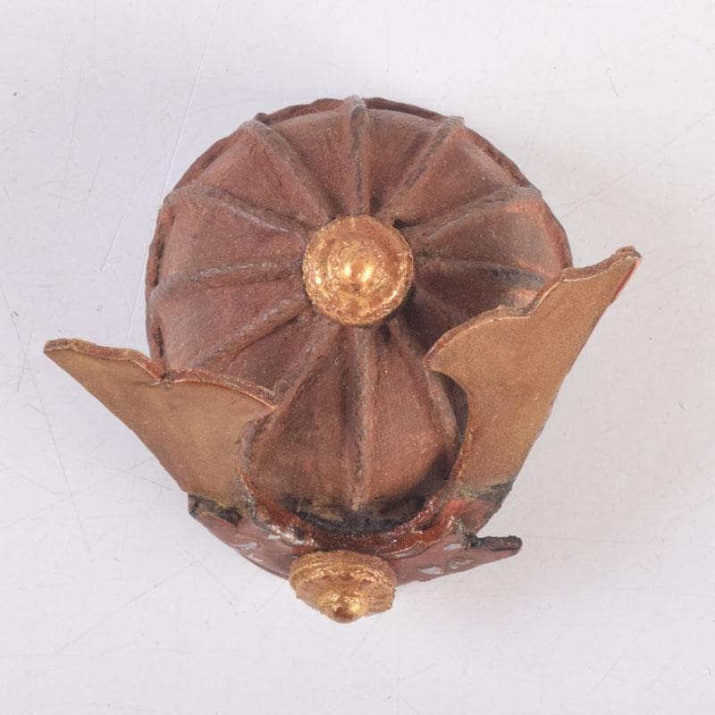 Thihany　茶道具　二代　中川正斉作　乾漆　兜香合　共箱　V　8374