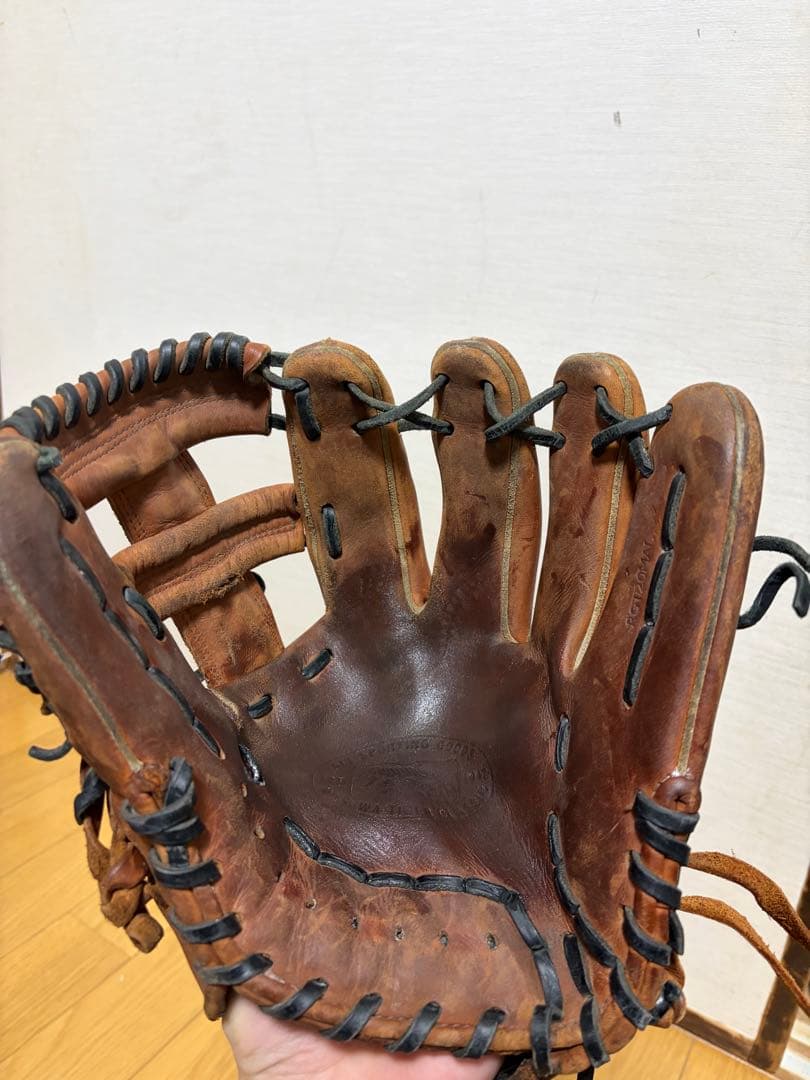 ミツワタイガー軟式内野手グローブコユニ使用