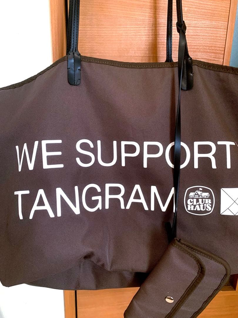 希少　良品　即完売　クラブハウス×タングラム　リバーシブル　トートバッグ
