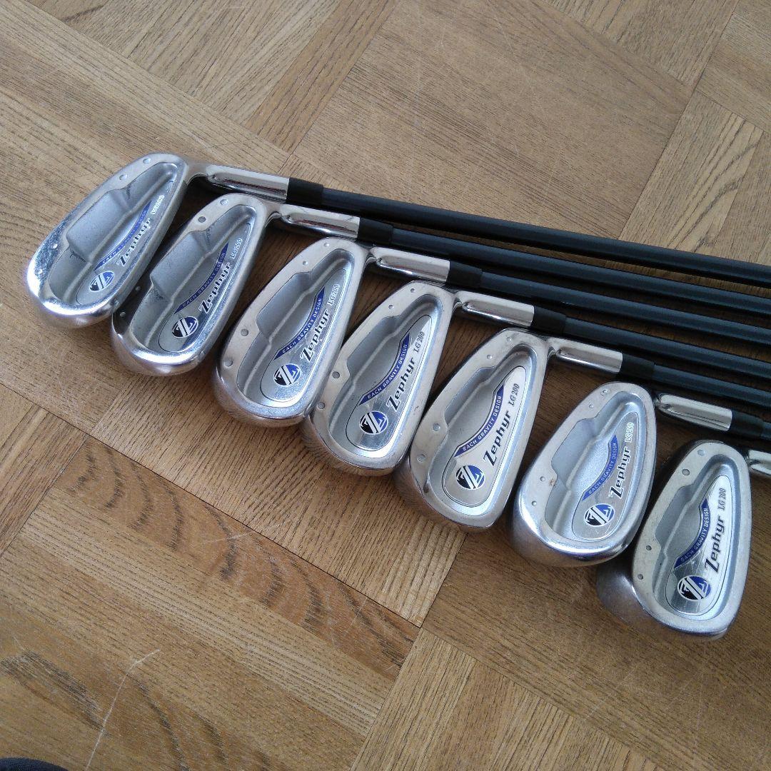 Mizuno T-ZOID ゴルフバッグ・アイアン７本のセット