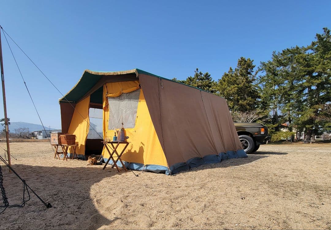 ビンテージテント ドイツ製 コットンテント アルミフレーム