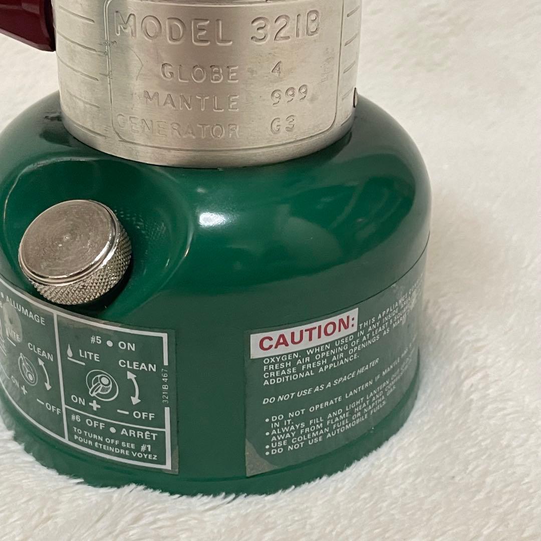 【超稀少品】　コールマン　ランタン　ビンテージ　321B 収納ケース付き