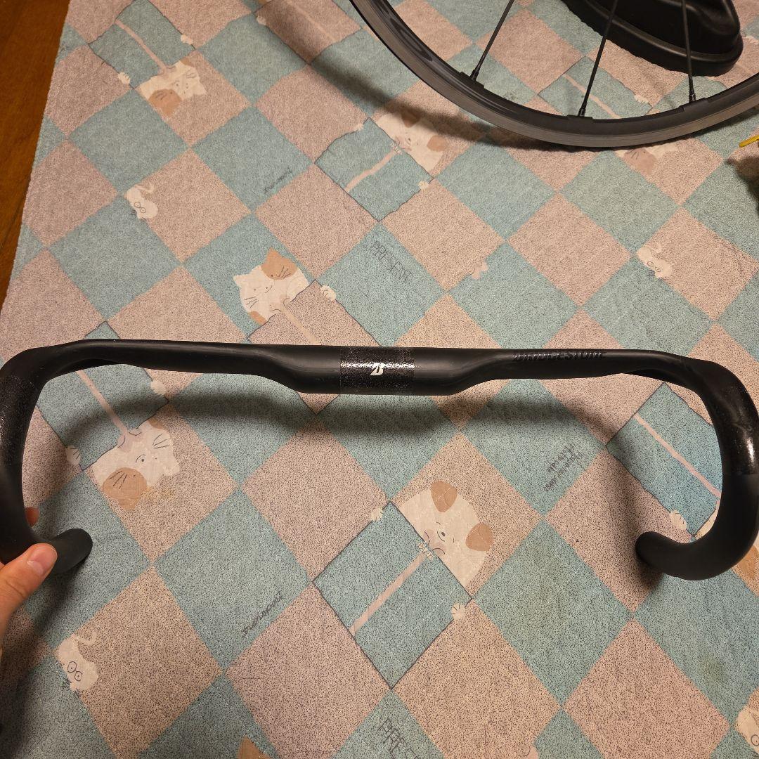 カーボン製 ドロップハンドル 400mm