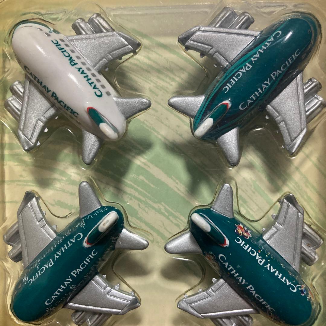 キャセイパシフィック 航空機マグネット 4個セット
