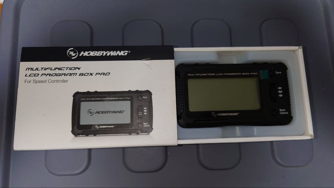 HOBBYWING XR10 G3&LCDプログラムBOX