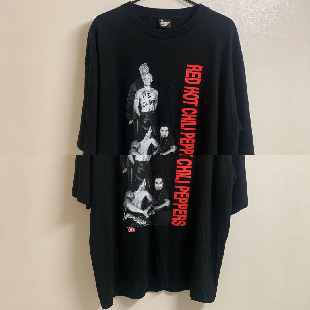 SCREEN STARS × LIFE レッドホットチリペッパーズ Tシャツ 黒