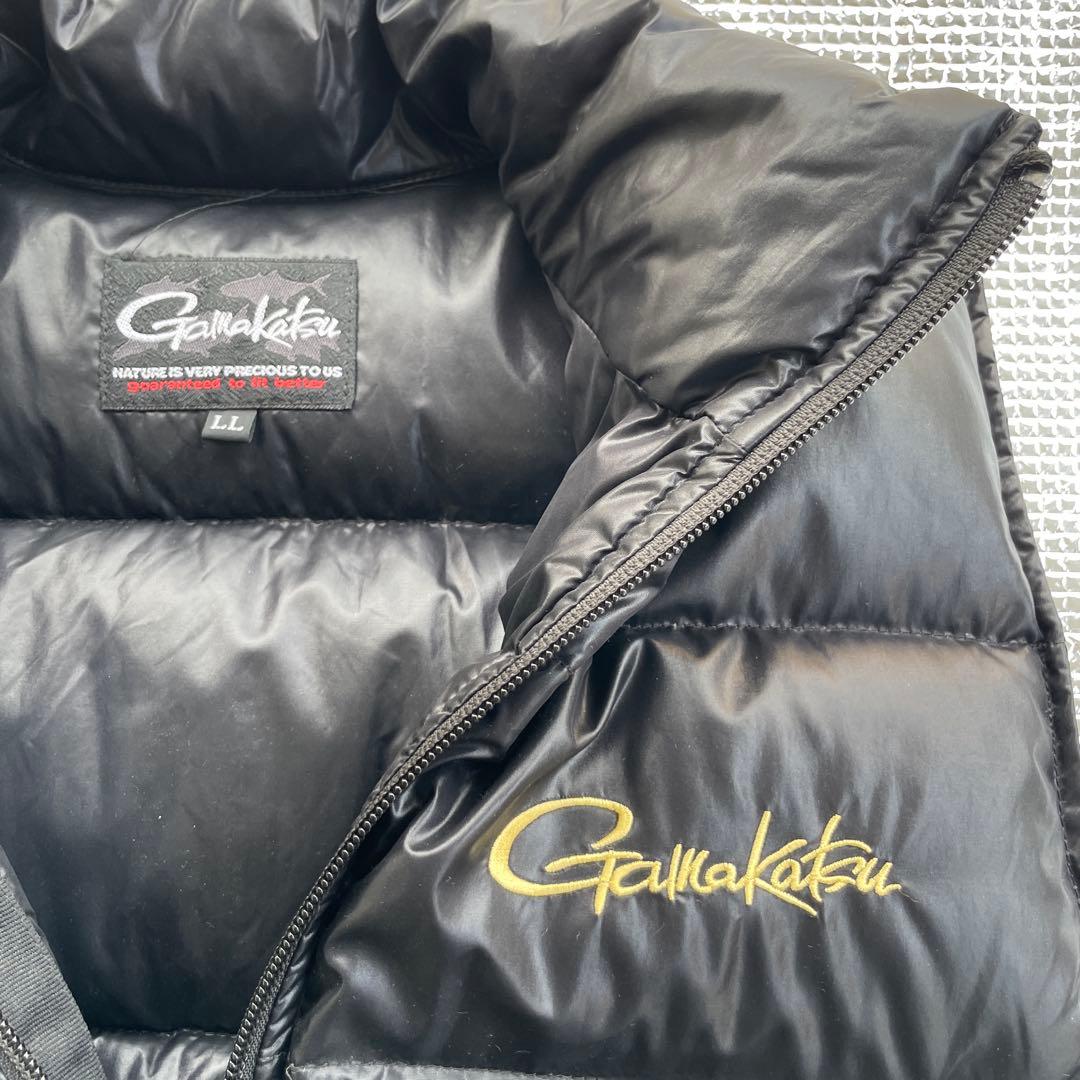 Gamakatsu がまかつ　ガマカツ ダウンベスト　サイズ LL 収納袋付き