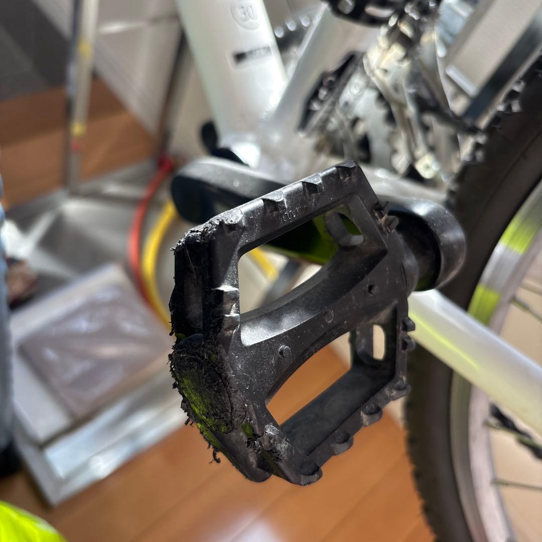 ルイガノ　24インチ　子供用　自転車　白　ライト付き