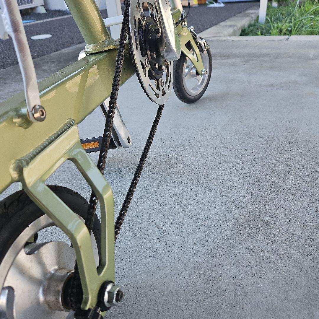 H*T様 激レア！変速機付きCARRY ME 折り畳み自転車　タイヤ　ソリッド