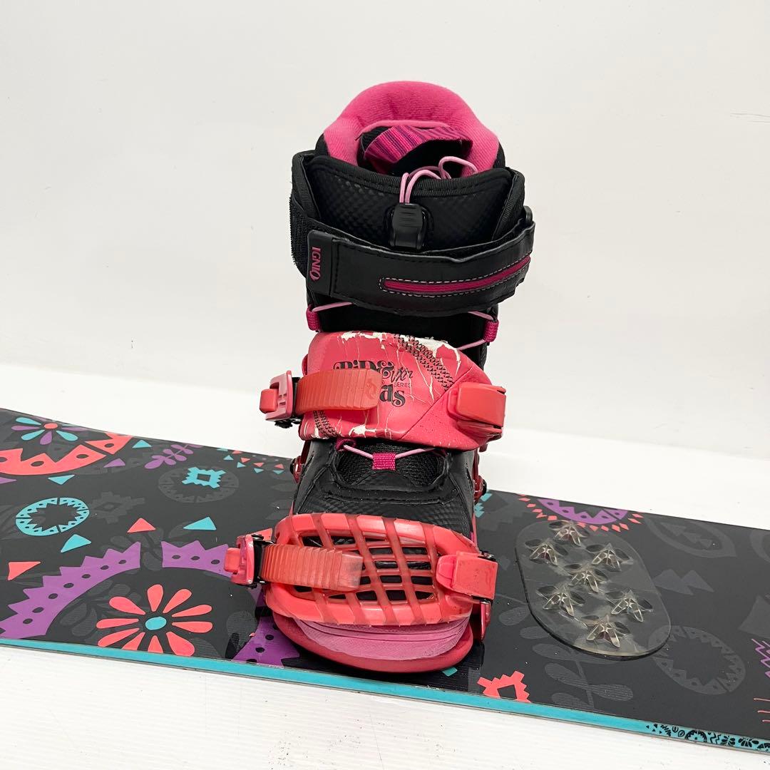 K2 RIDE レディース　スノボセット　女性用　スノーボード 3点セット　板