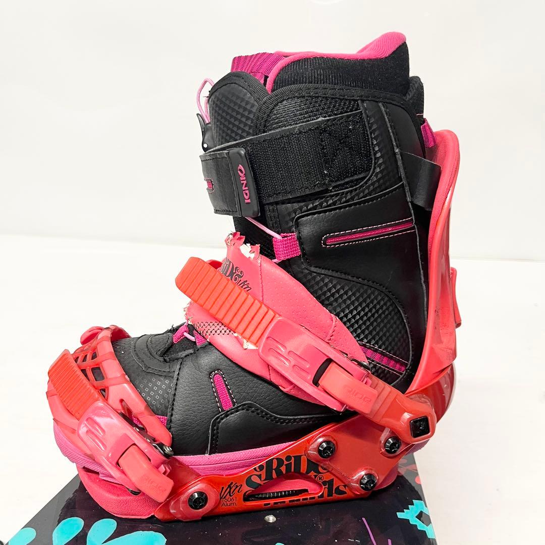 K2 RIDE レディース　スノボセット　女性用　スノーボード 3点セット　板