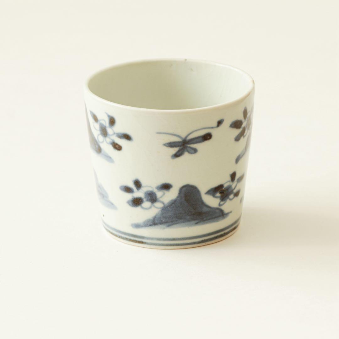 伊万里　古伊万里　蕎麦猪口　江戸　中期　べた底　金継ぎ　材料