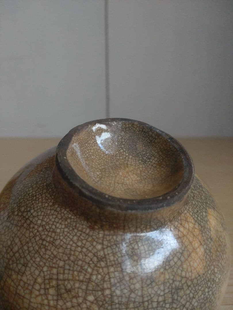 【伝世　古萩　江戸初期】李朝　高麗青磁　青井戸　茶盌　茶碗　李勺光　李敬　桃山陶