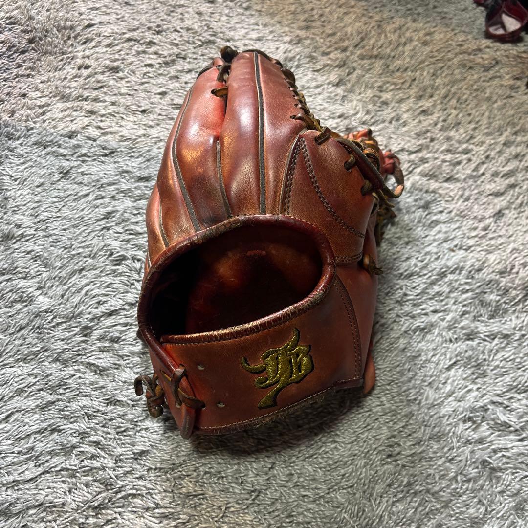 和牛JB 硬式　外野手用　小指2本入れ