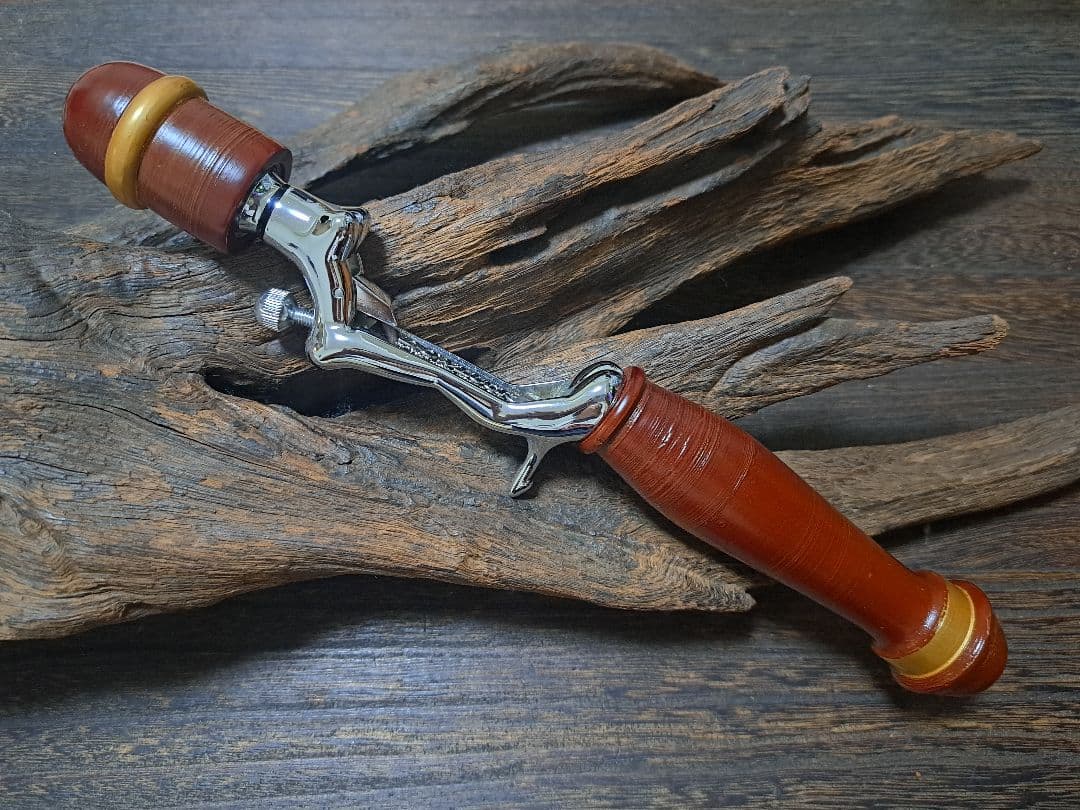 道楽　DOWLUCK　エログリップ　ウタマロ　加賀山中　錆(さび)塗りシルバー