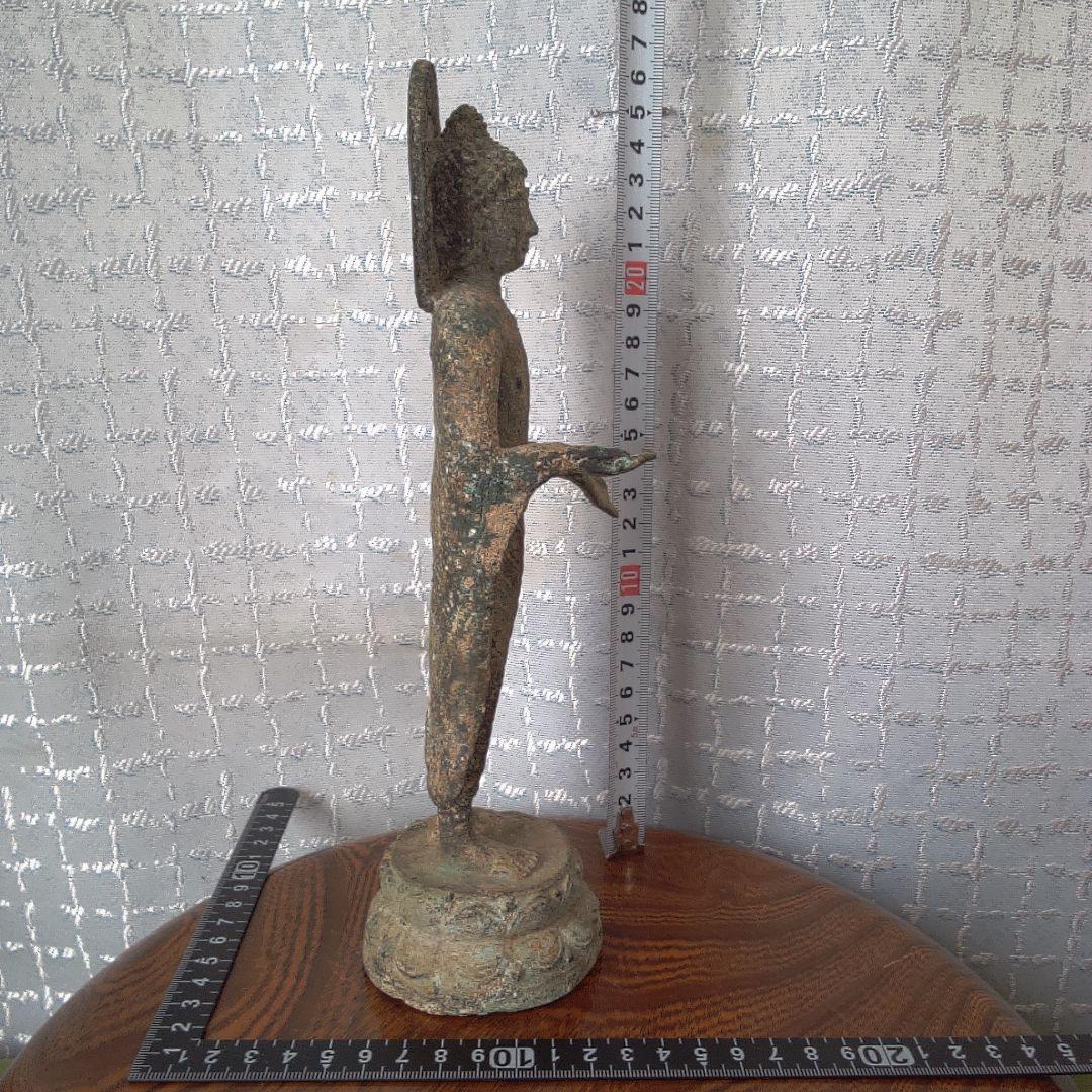 金属製宗教的像 約30cm 古代？ 仏像