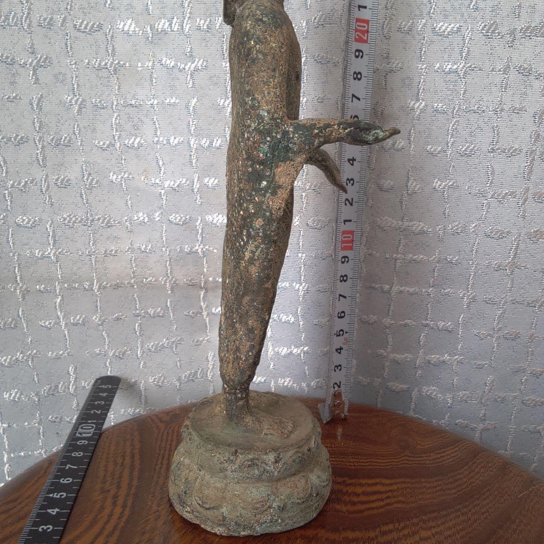 金属製宗教的像 約30cm 古代？ 仏像