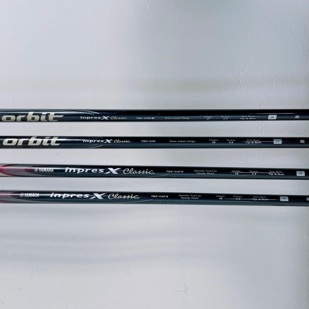ヤマハ　ドライバー　フェアウェイウッド　インプレスX R 4本　N2283
