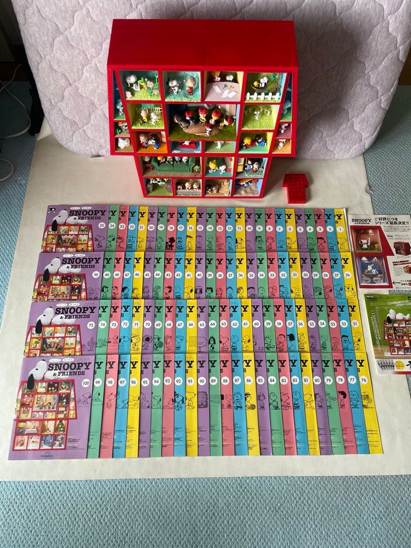 デアゴスティーニ つくってあつめる スヌーピー &フレンズ 1~100号 完成品