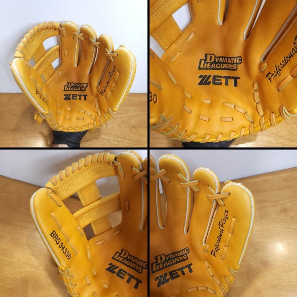 ZETT ゼット スリンガー2 旧ラベル サイン書き込み 内野用 軟式グローブ