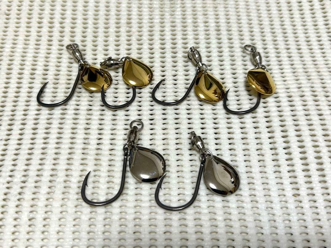 TGベイト80g、タングステンFKジグ130g シャウトブレードフック付き！