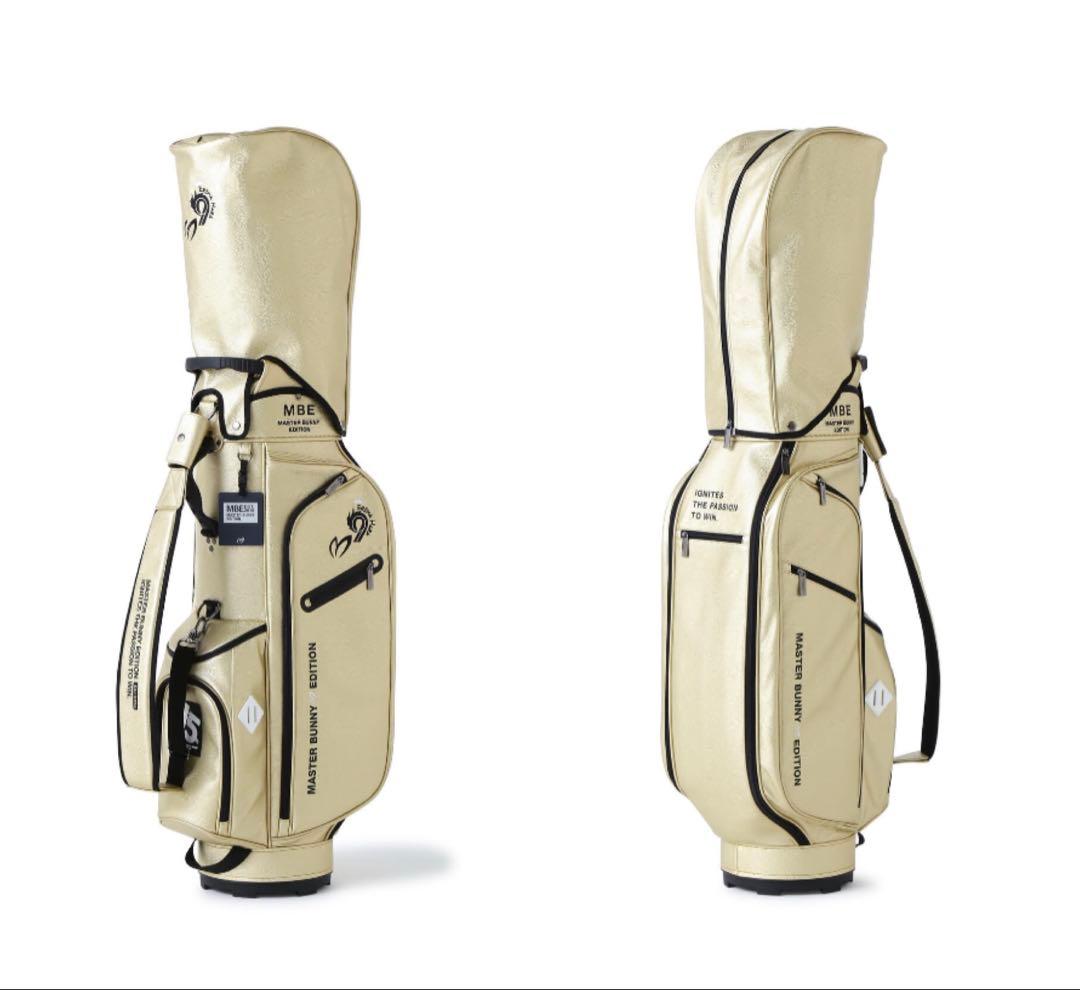 新品 パーリーゲイツ マスターバニー 【原プロアイコン】キャディバッグ 金