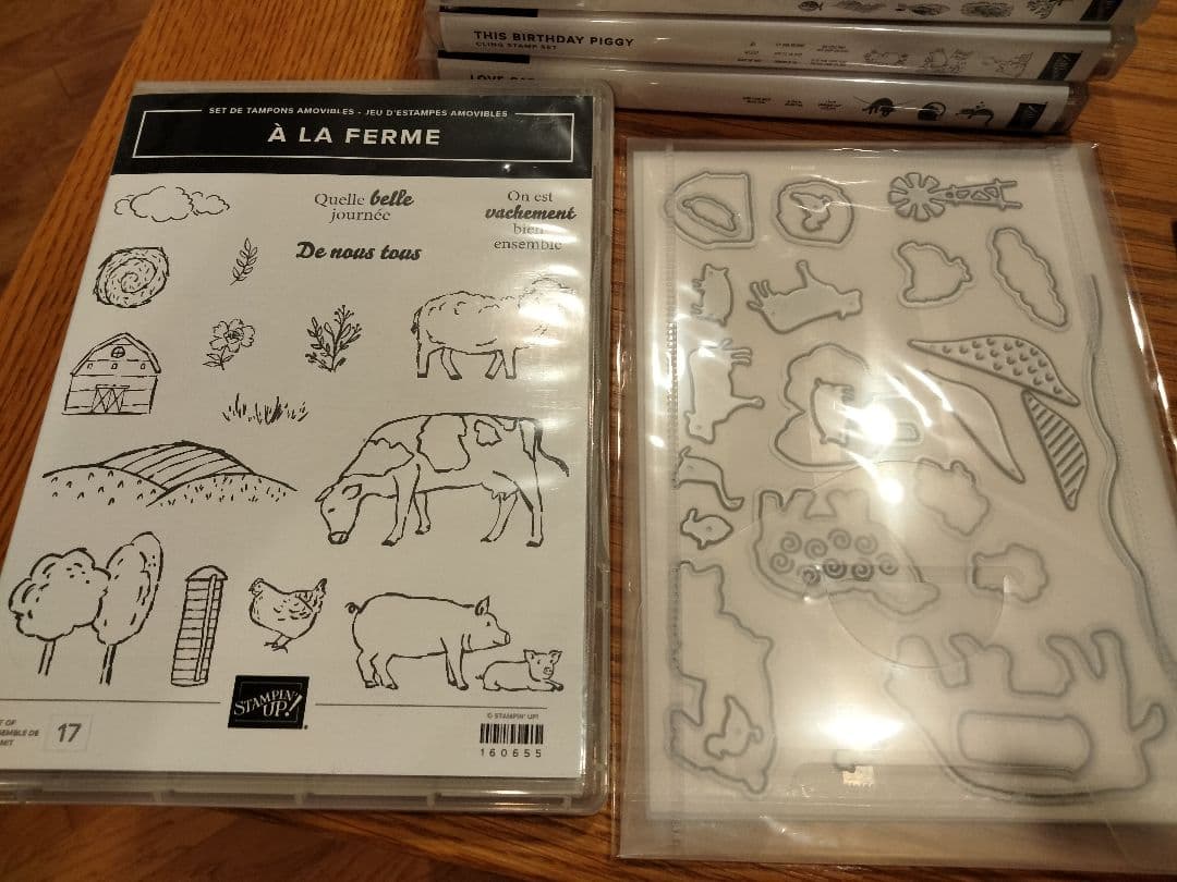 未使用　１点限り！ファームスタンプ＆ダイ　スタンピンアップ