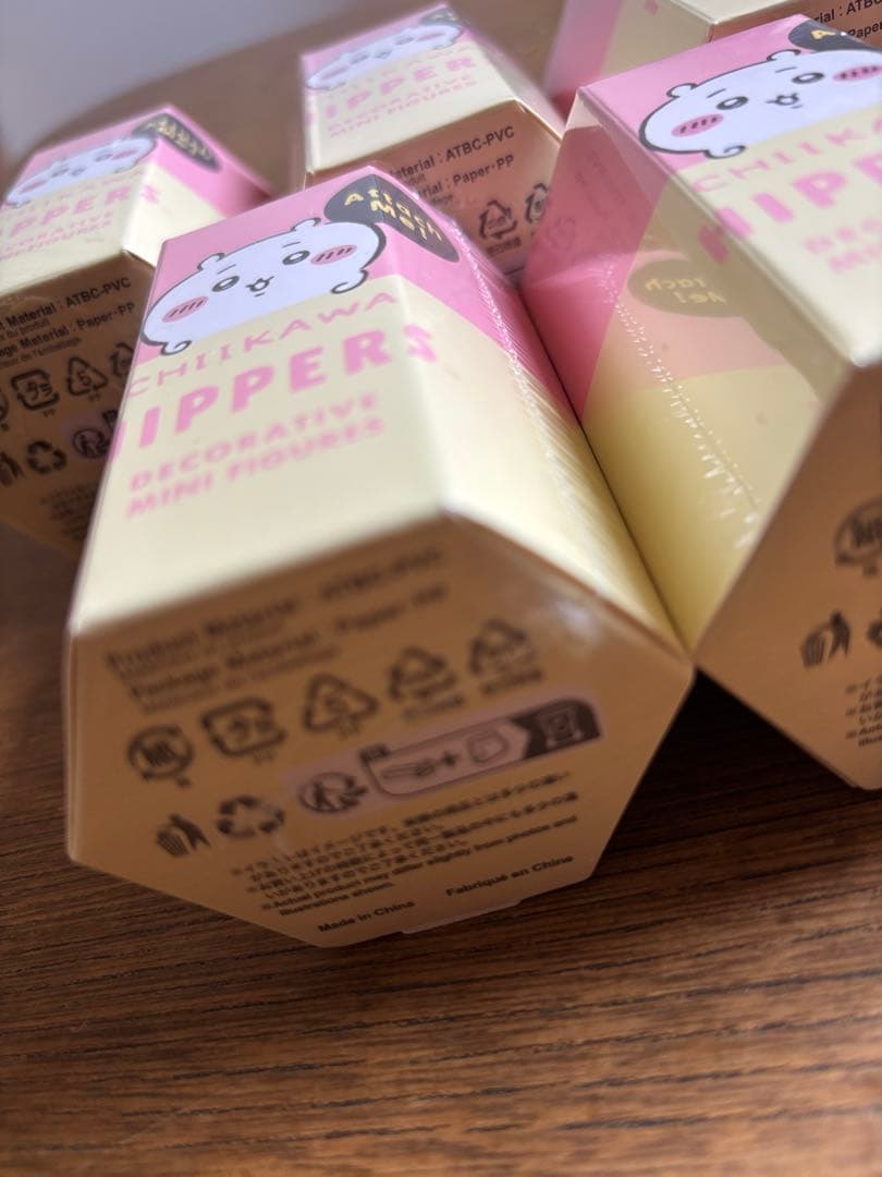 【未開封】CHIKAWA HIPPERS デコレーションミニフィギュア5個セット