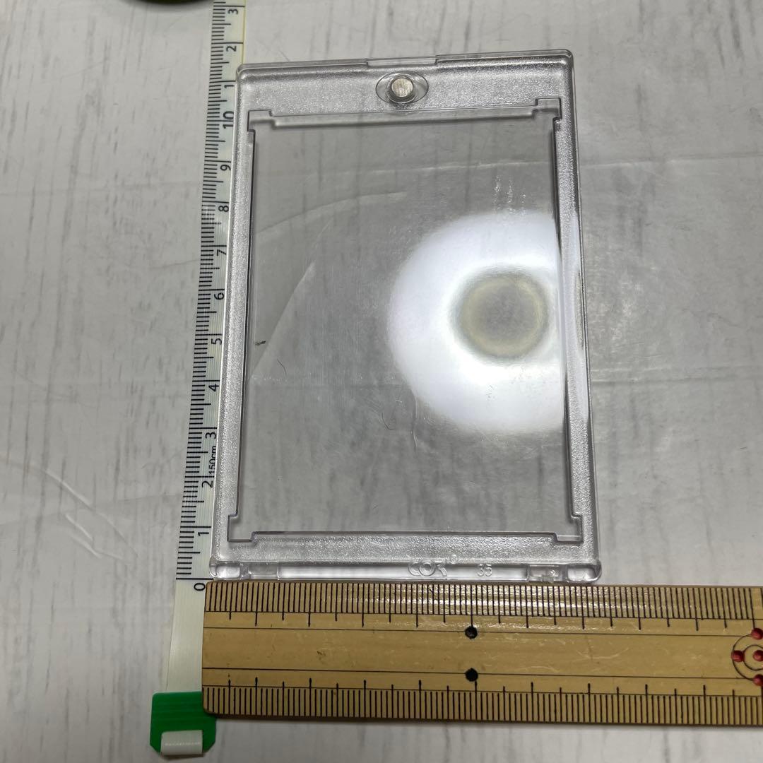 トレーディングカード 保管ケース 磁気接着 5個セット クリア