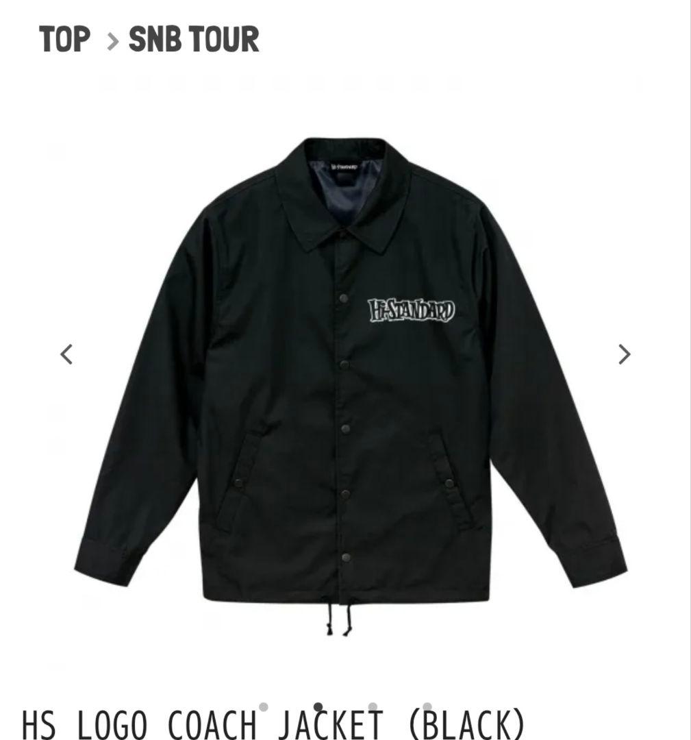 【新品未開封】Hi-STANDARD ロゴ コーチジャケット XL 黒　ブラック