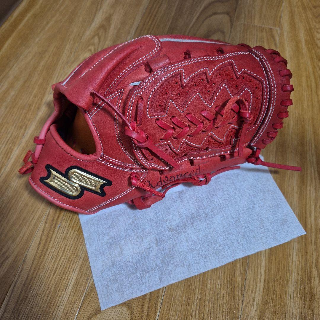 Adonex 赤 軟式野球用グローブSSK　少年用
