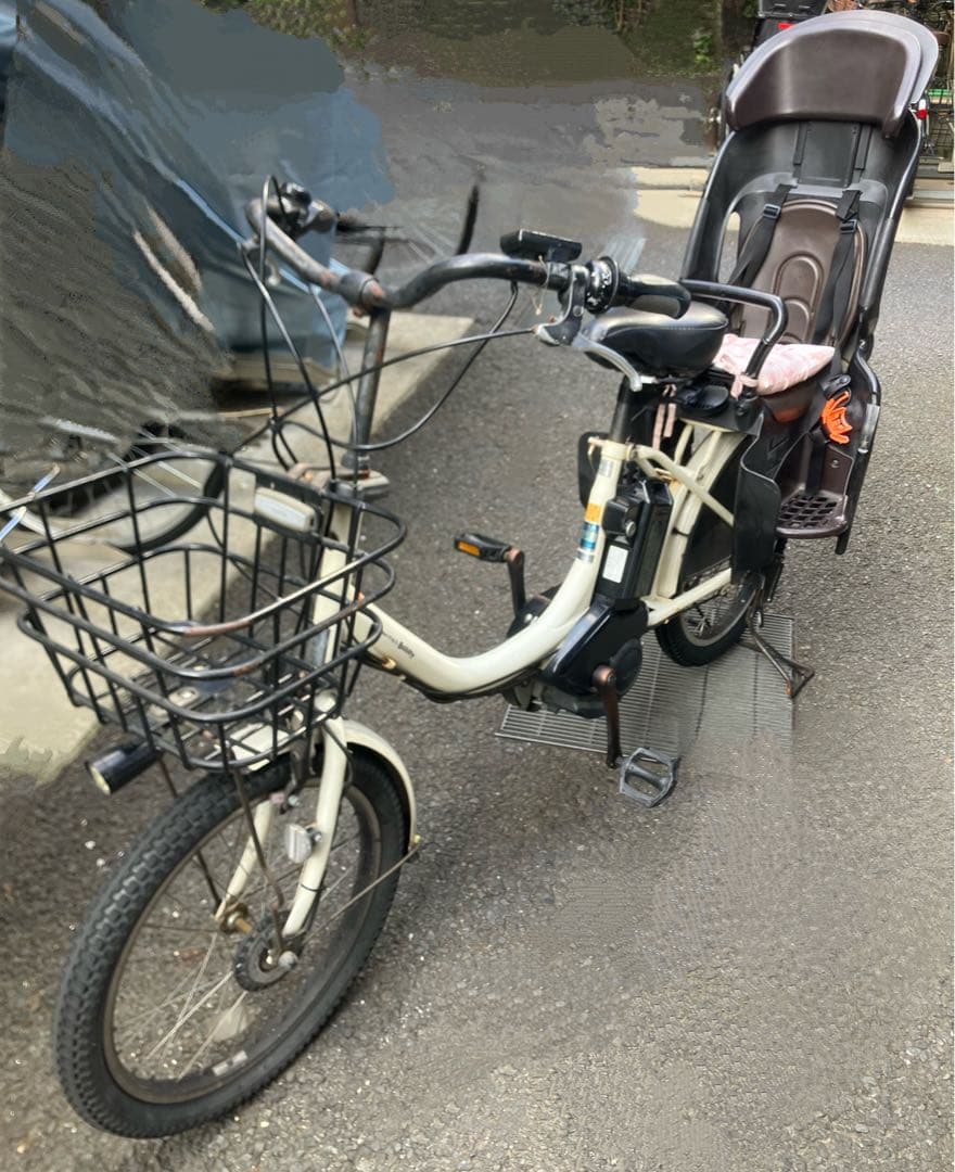 値下げ 電動アシスト自転車 チャイルドシート付き