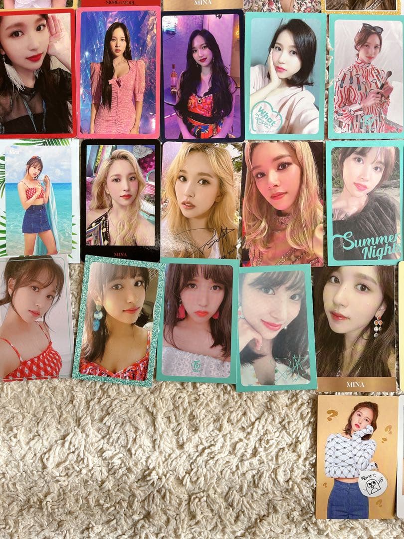 twice ミナ トレカ まとめ売り 110 枚