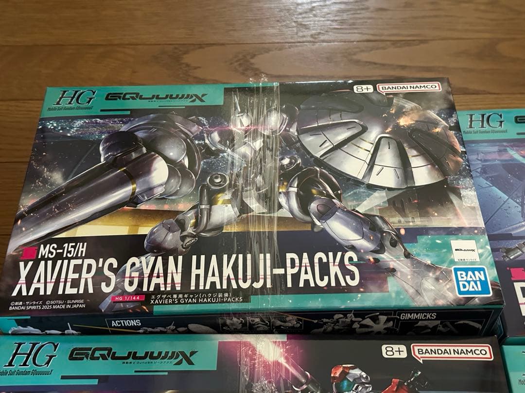 【新品未開封】ジークアクス　GQuuuuuuX　ガンプラ4点セット