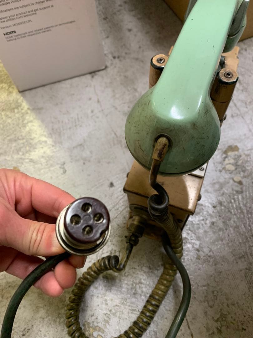 MANSIKKAMAA 鉄道電話器 制御増巾器 昭和レトロ レア