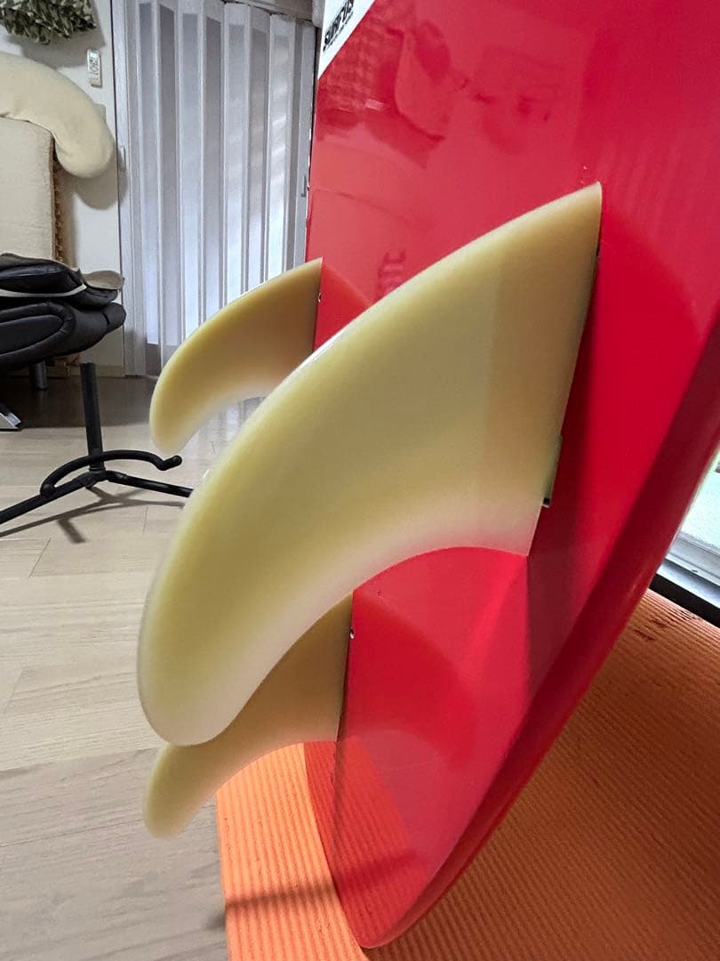 【良品】essence ファンボード 白 赤 緑　（フルセット）　大幅