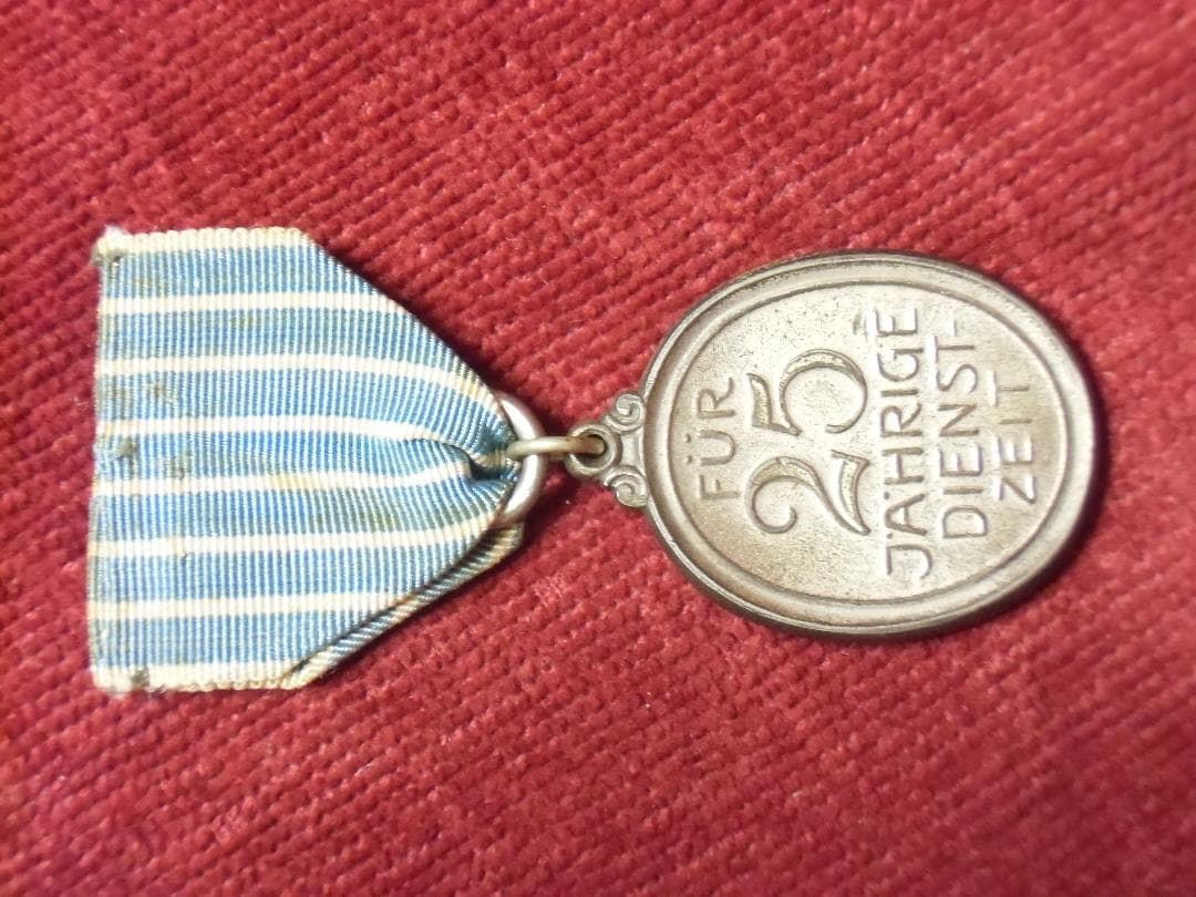 Ｗワイマールドイツ軍＊バイエルン＊消防永年勤続２５年章（実物）