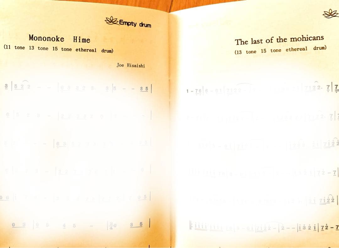 タングドラム15音　Dメジャー　楽譜あり　EMPTY DRUM