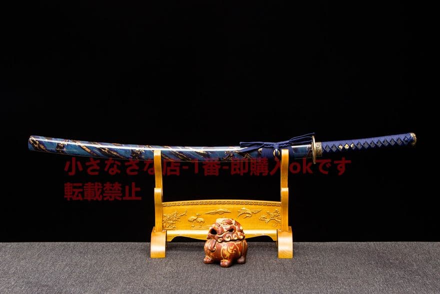 膝切武士刀-高性能マンガン鋼 武具　刀装具　日本刀　模造刀 居合刀