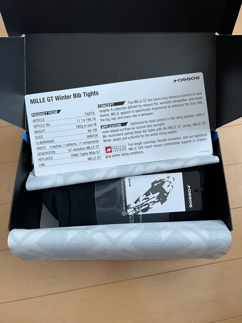 ウェア assos MILLE GT WINTER BIB TIGHTS L