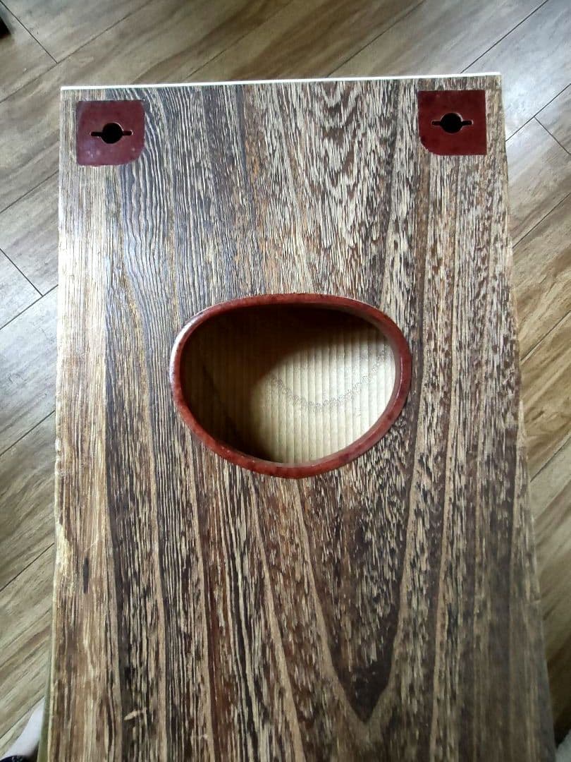 琴　和楽器　弦楽器 13弦　すだれ彫り　カバー付　美木目