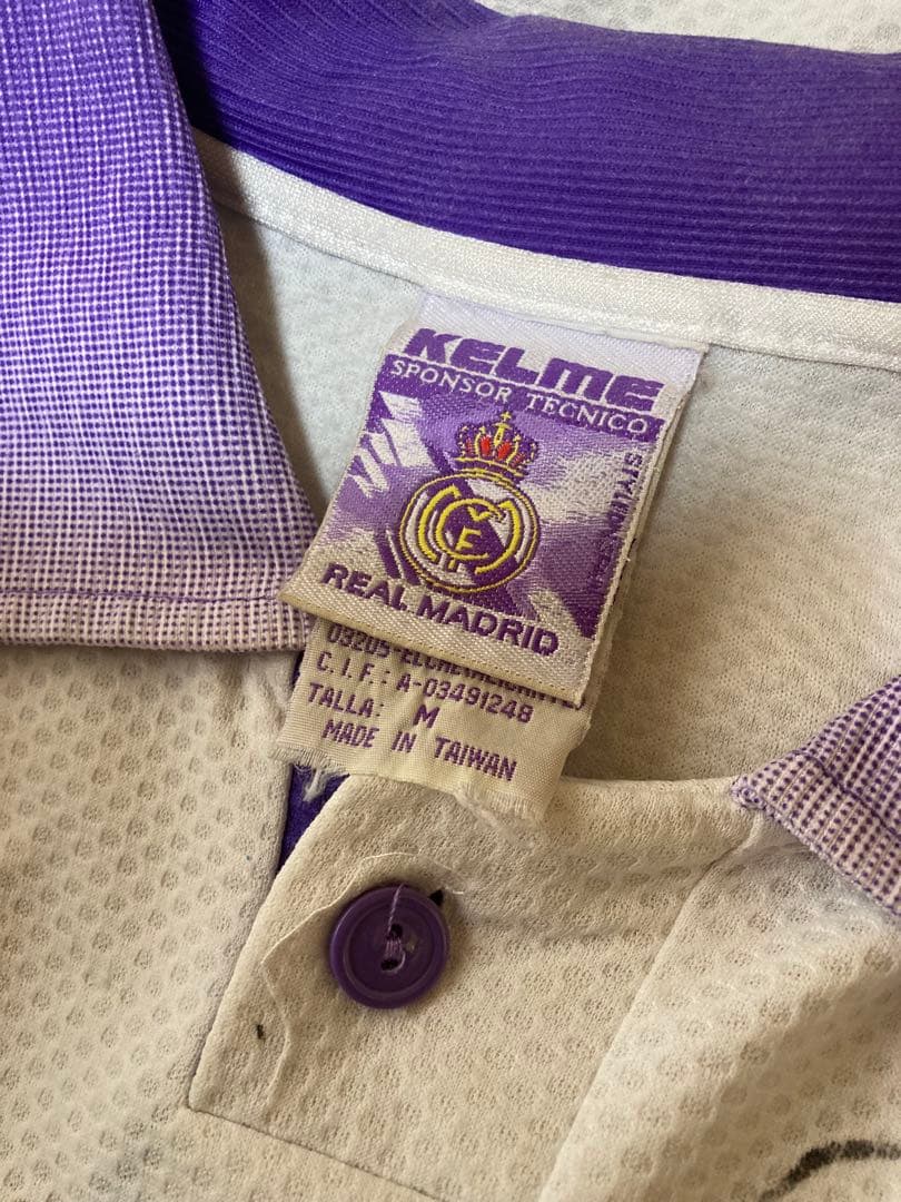 レアルマドリード　サイン入りユニフォーム　ケルメ　M フィーゴ　マクマナマン