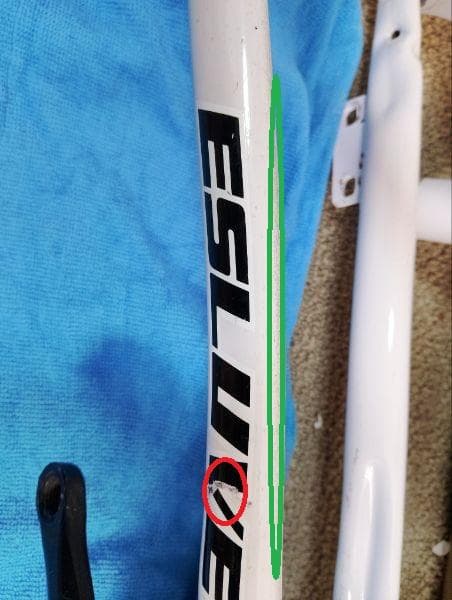 マウンテンバイク フレーム　自転車フレーム ジャンク品 MTB DIY