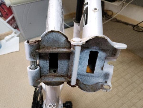 マウンテンバイク フレーム　自転車フレーム ジャンク品 MTB DIY