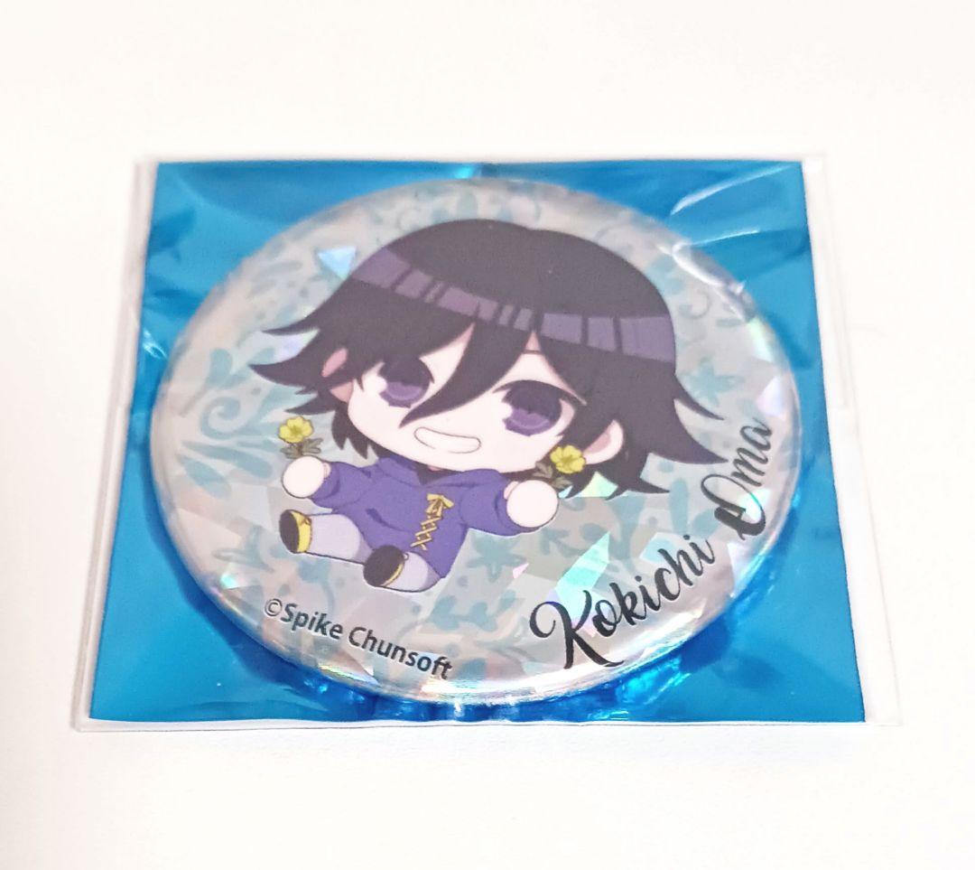 ダンガンロンパ 王馬小吉 ホログラム 缶バッジ Good spoon レア