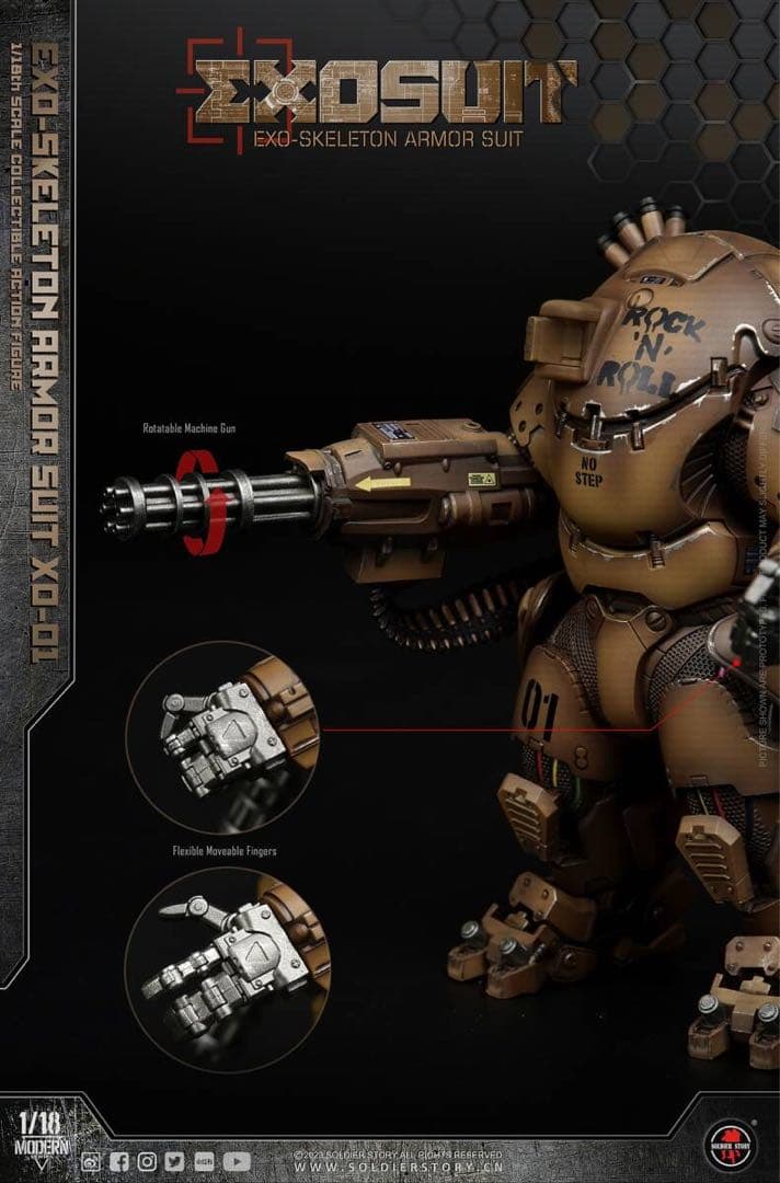 ミリタリー SoldierStory SSE001 1/18Armor Suit XO-01