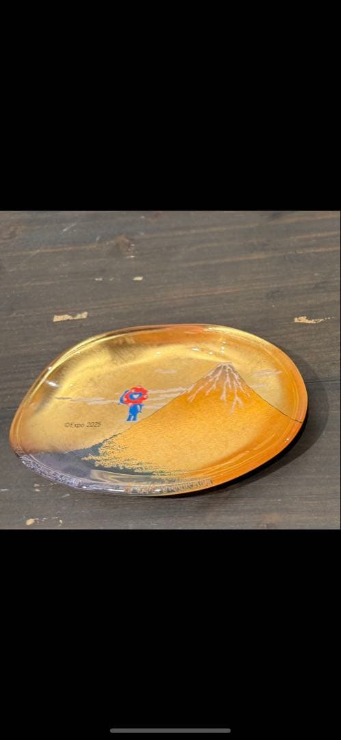 未開封　箔一　ミャクミャク　金箔 箔名画 ガラストレー　小皿　大阪万博 会場限定